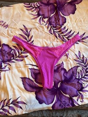 Beach Bunny Purple Bikini Thong